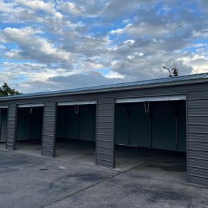 Garage Workshop Vertical Charcoal OceanBlue 20x45 2