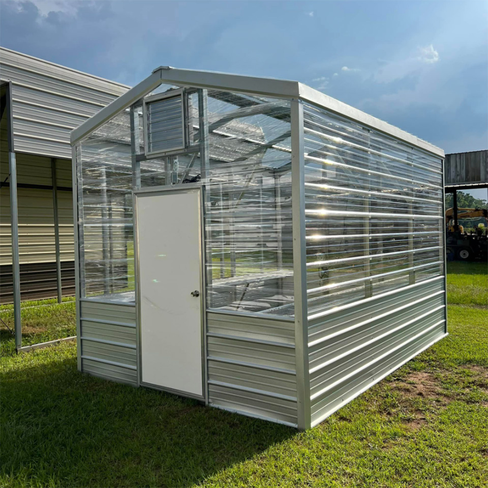 Greenhouse Galvalume Wainscot 1 1