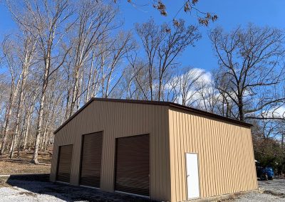Industrial Garage Workshop Vertical Tan Brown 48x14 9
