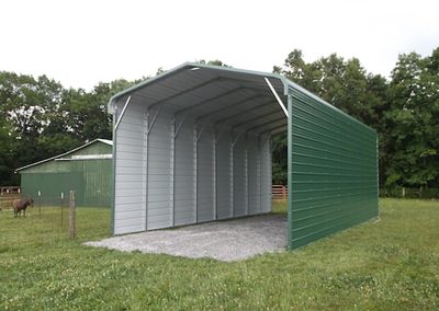 carport regular huntergreen 1